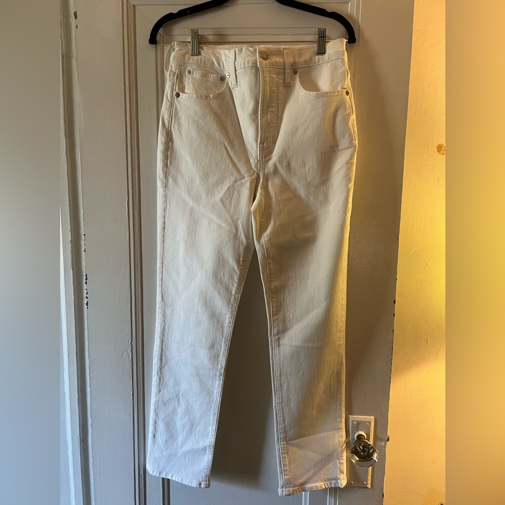 Madewell The Perfect Vintage Jean in Tile White Size. New without tags